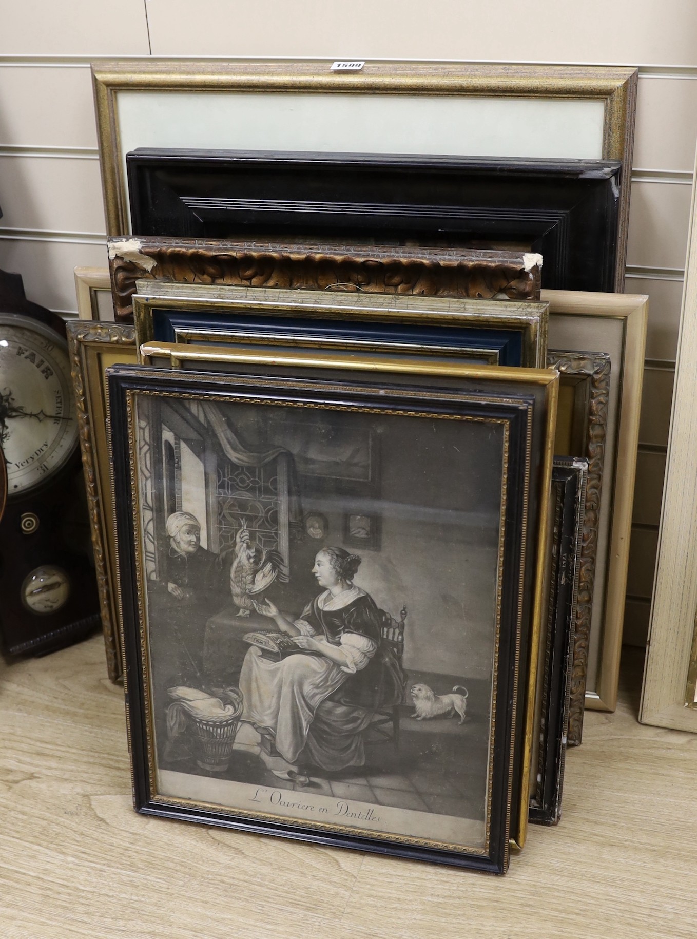 A group of assorted paintings and prints